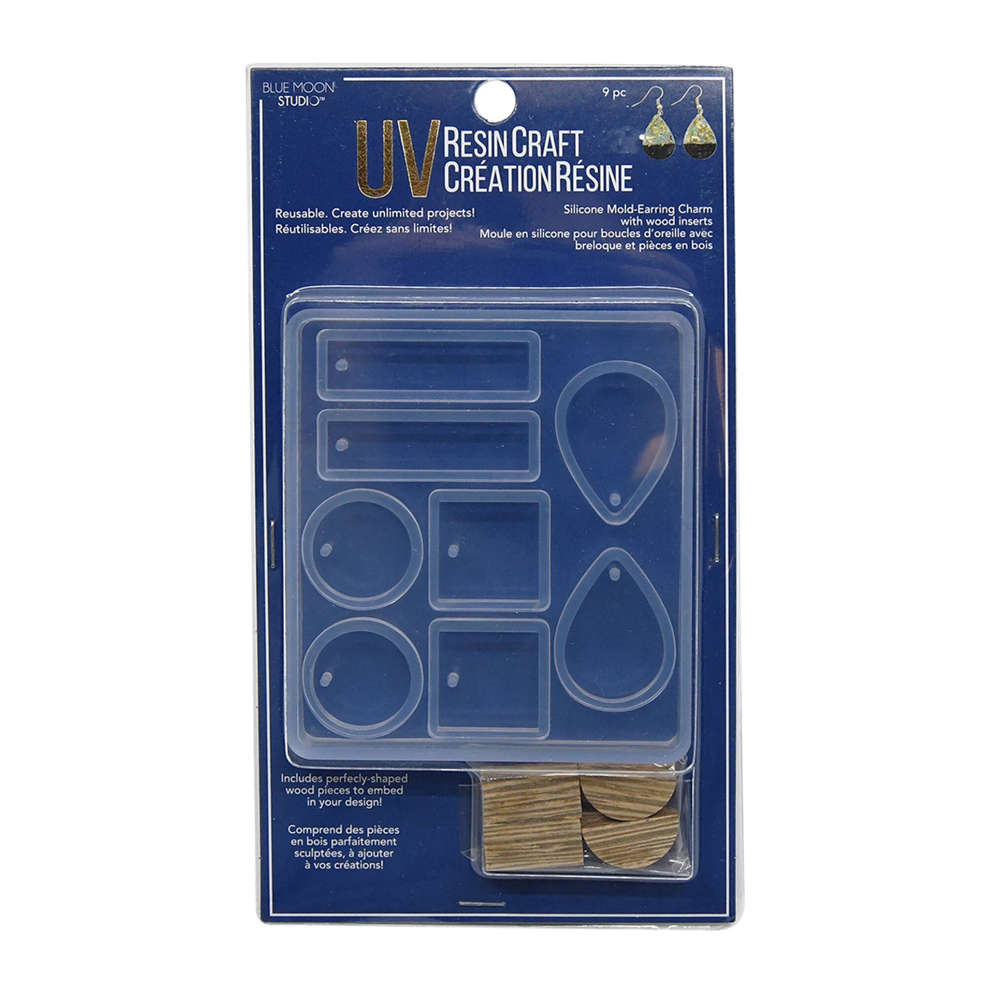 Blue Moon Studio™ UV Resin Craft Earring Charm Silicone Mold Kit